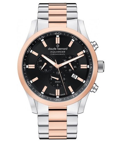 Claude Bernard Aquarider Chrono 10222-357RM-NIR