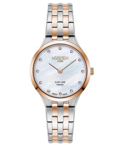 Roamer Slim-Line Diamond 512847-49-89-20 Női karóra