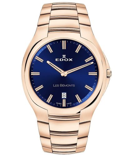 EDOX Les Bemonts 56003-37R-BUIR férfi karóra